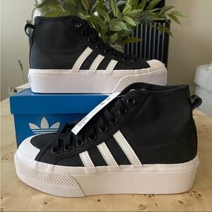 Adidas Nizza Platform Mid Core Size 6.5